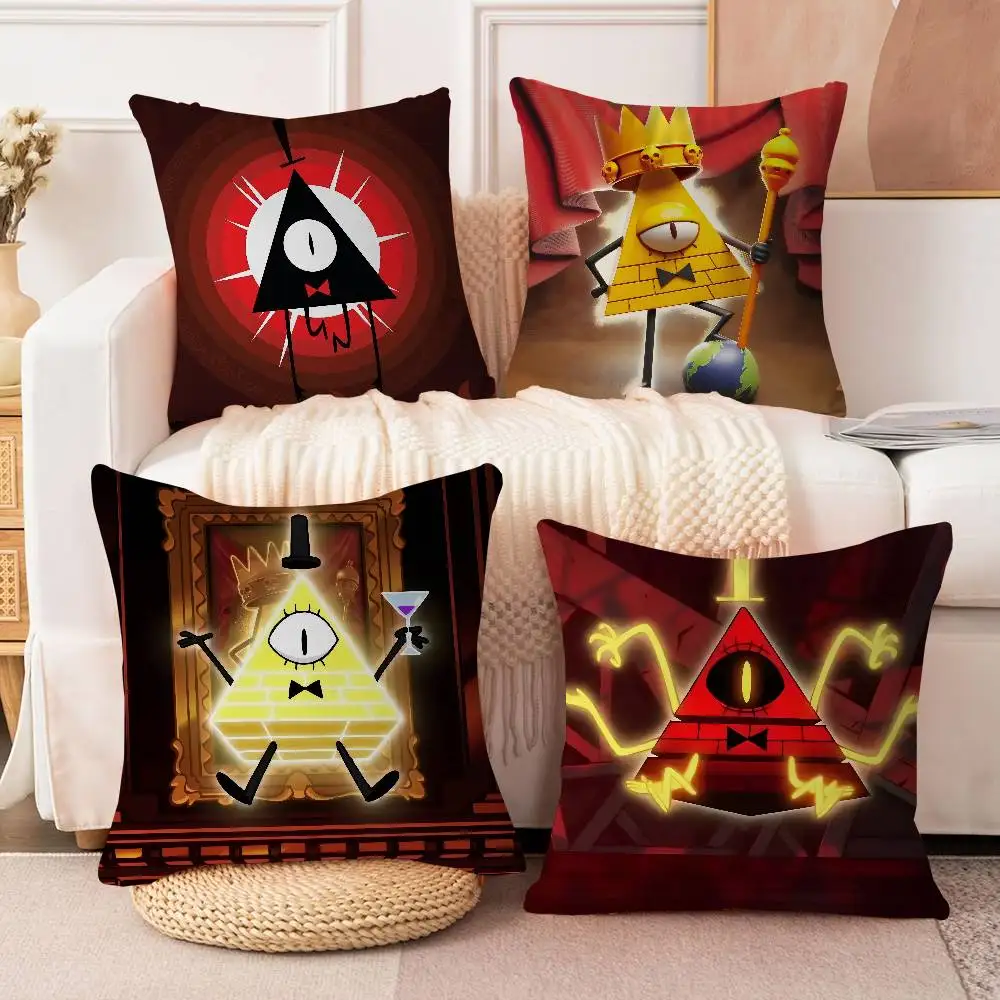 الكرتون B-Bill التشفير وسادة الهدايا أثاث المكاتب المنزلية غرفة نوم أريكة غطاء وسادة السيارة 45x45 سنتيمتر #5