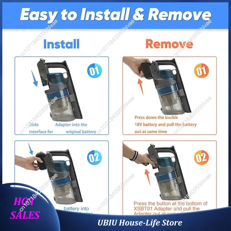 محول محول MT-XSBT01 DW-XSBT01 MIL-XSBT01 للمكنسة الكهربائية ببطارية ليثيوم 18 فولت متينة-الأفضل مبيعًا
