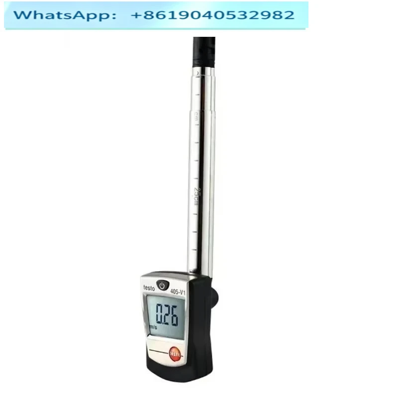 405-V1 Thermal Anemometer with Duct Holder Air/Wind Flow Volume Speed Temperature Meter Tester
