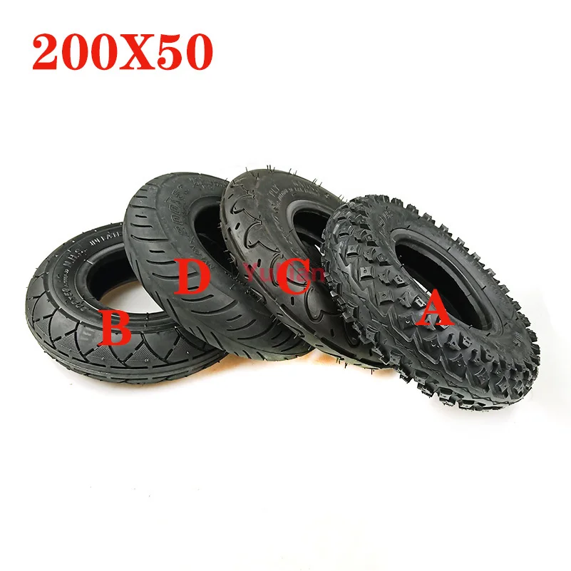 High Quality 200x50 Inner Outer Tire 8 Inch Mini Electric Scooter Tyre Electric Vehicle 200*50 Tire Accessories