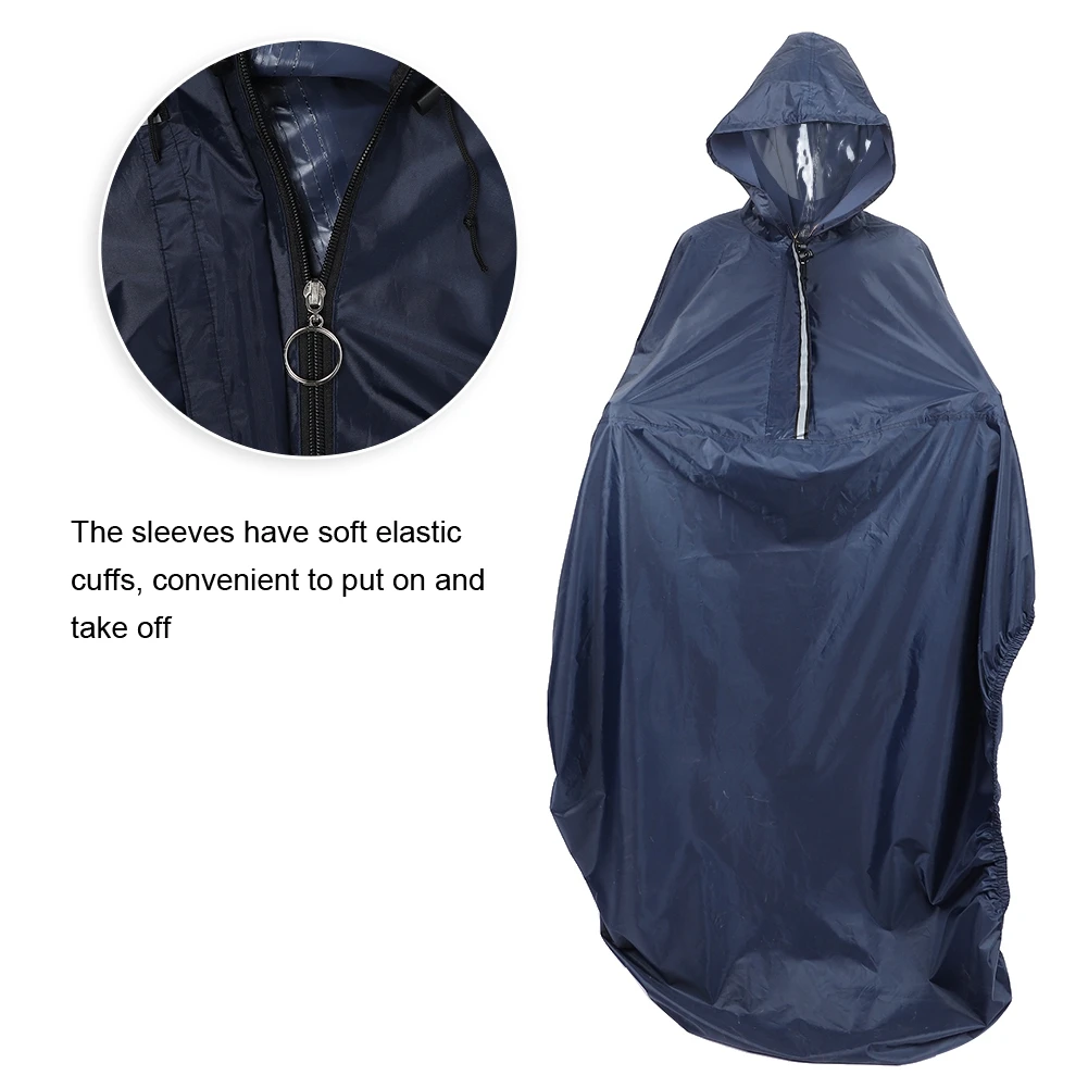 Hooded Wheelchair Rain Cover Waterproof Soft Wheelchair Rain Coat