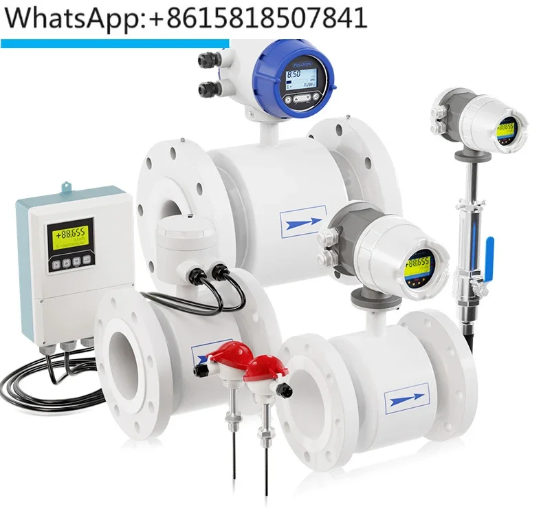 Fengkong Intelligent Electromagnetic Flowmeter Sewage  Conditioning Water Energy Meter Cold and Heat Meter Liquid Split DN50/100