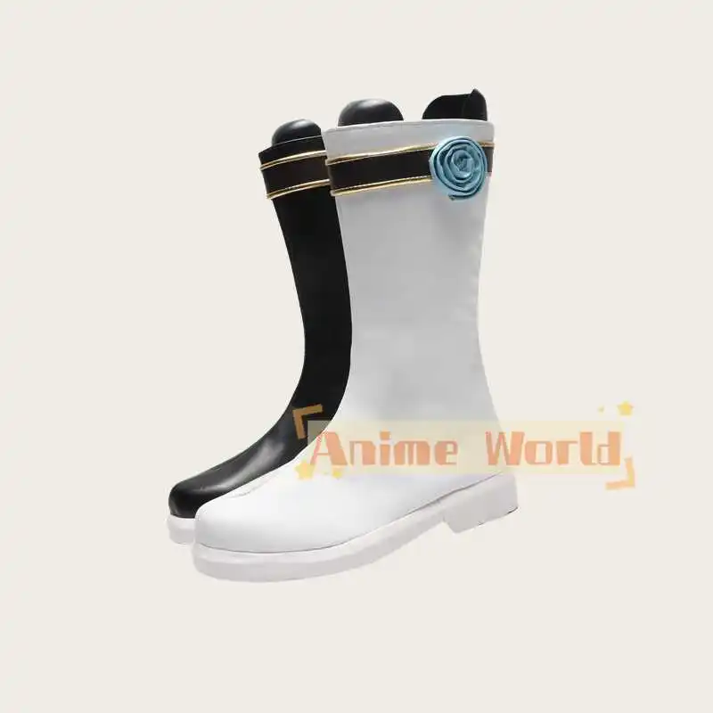Gioco Anime Umamusume: Pretty Derby Mejiro Bright Cos Scarpe Cosplay Stivali Bambini adulti Accessori per costumi da festa di Halloween