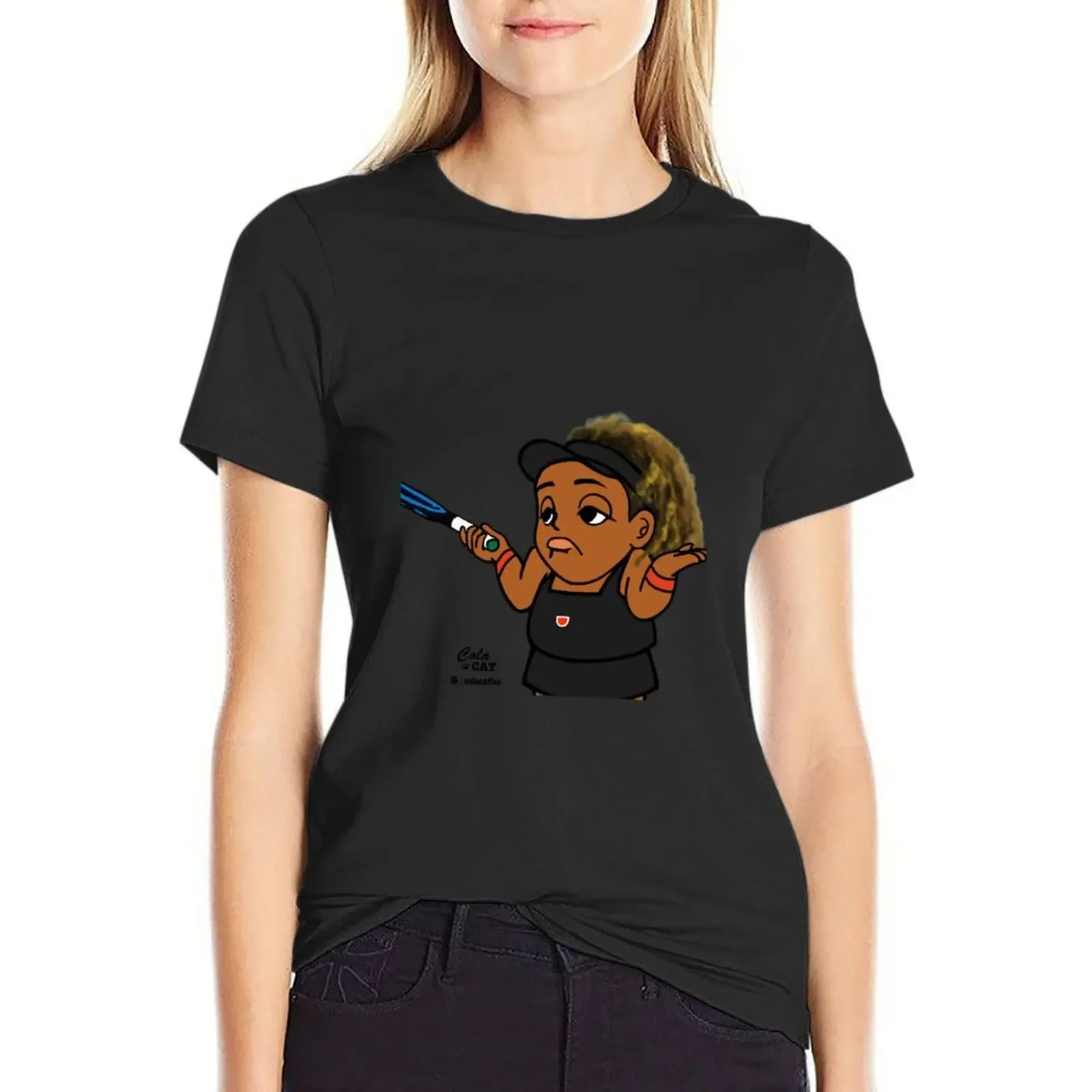 

Naomi Osaka T-Shirt korean fashion aesthetic clothes hippie clothes summer blouses woman 2025