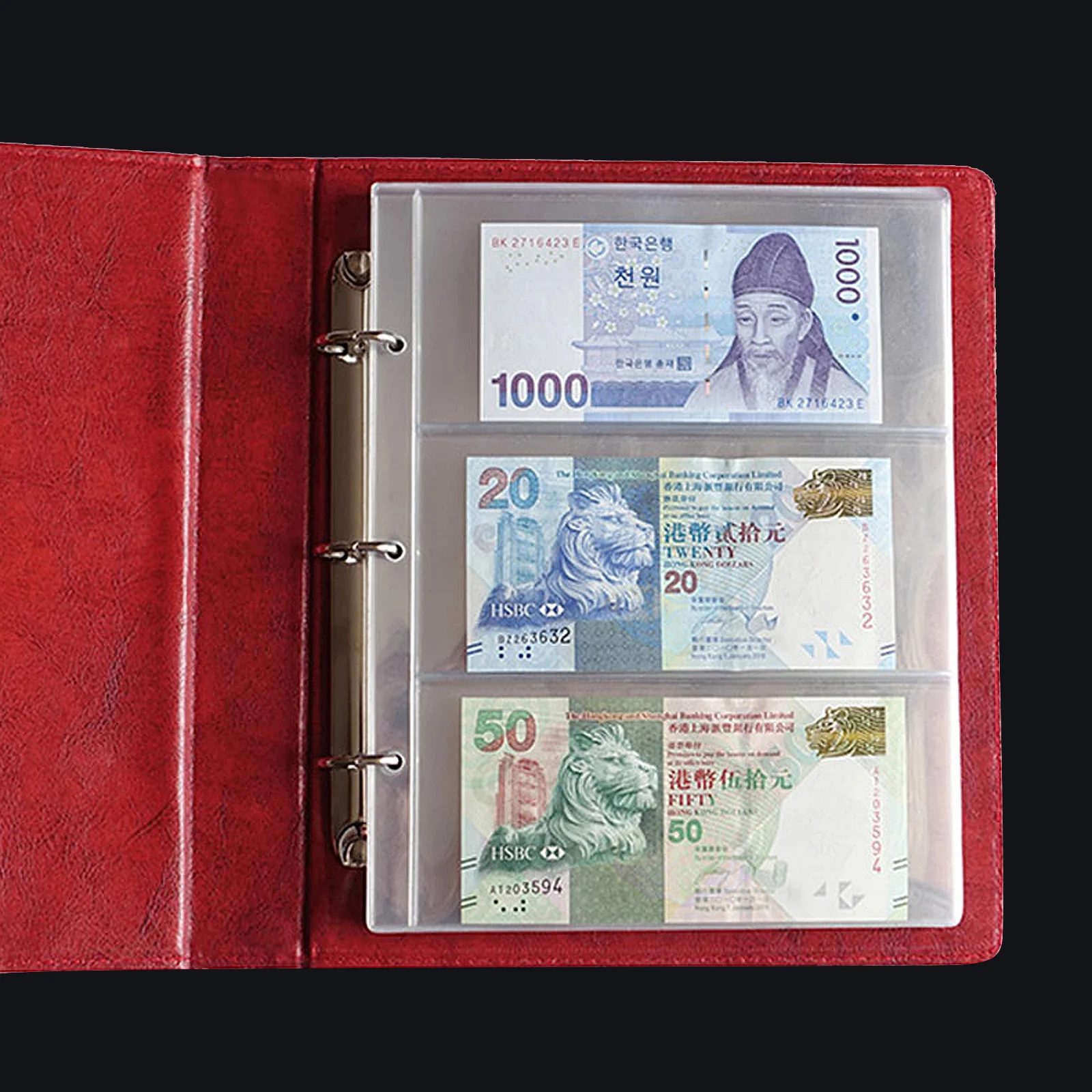 

10Pcs Cost-Effective Clear Money Holder for Stamps Photos Postcards Banknotes DIY Craft Album Collection Sleeves
