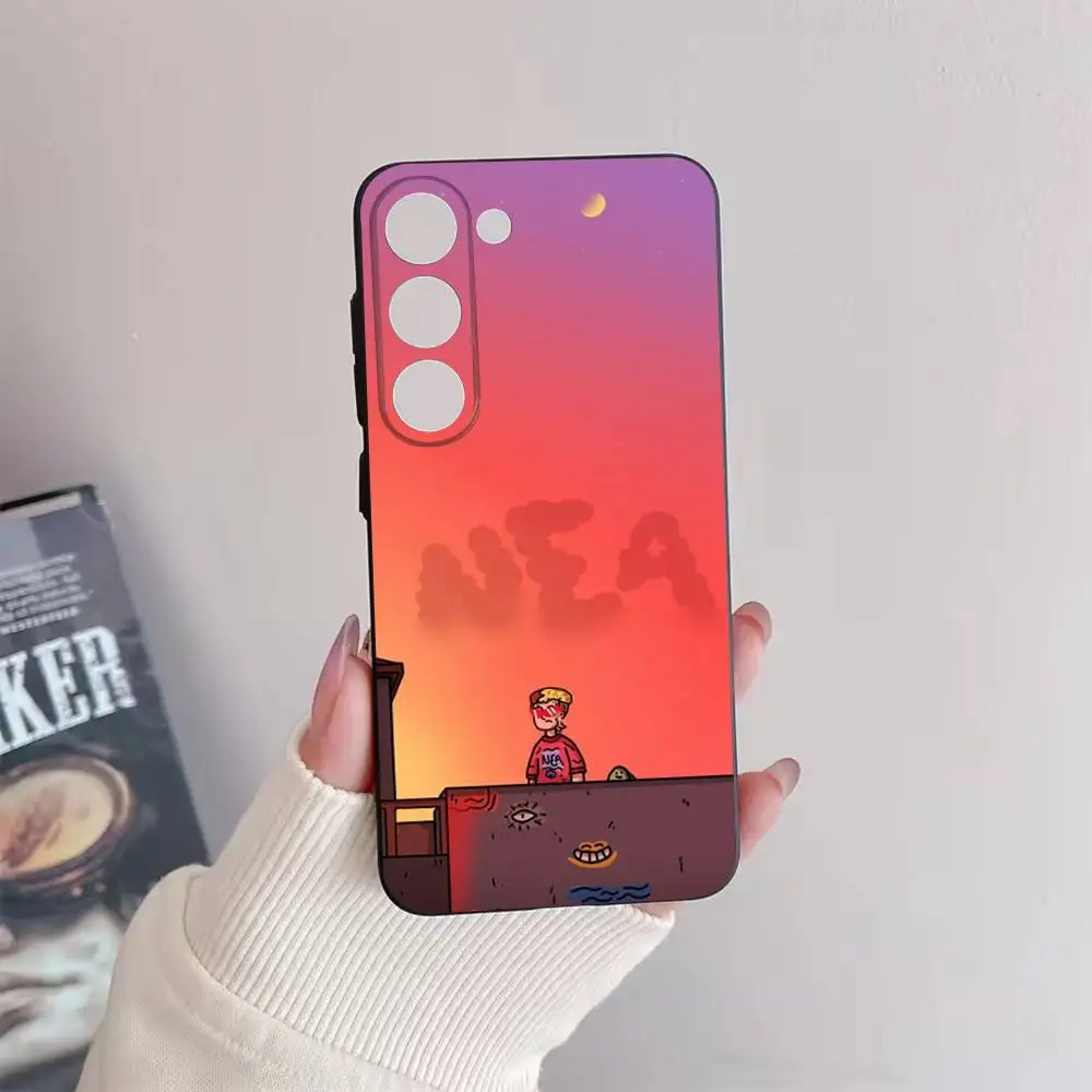 Funda de teléfono Feid Ferxxo SIXDO MOR para Samsung Galaxy A73,72,51,53,52,71,22,5G,Note,J7,8,9 funda negra suave