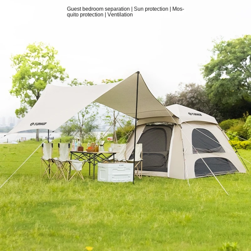 XK Tent Outdoor Integrated Automatic Quickly Open Sun Protection Outdoor Camping Portable Folding