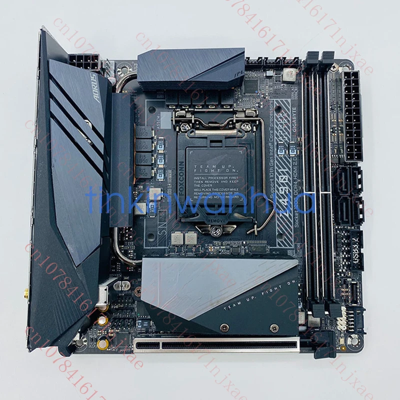 

Используется для материнской платы Gigabyte Z490I AORUS ULTRA DDR4 2×M.2 4×SATAIII Mini-ITX.