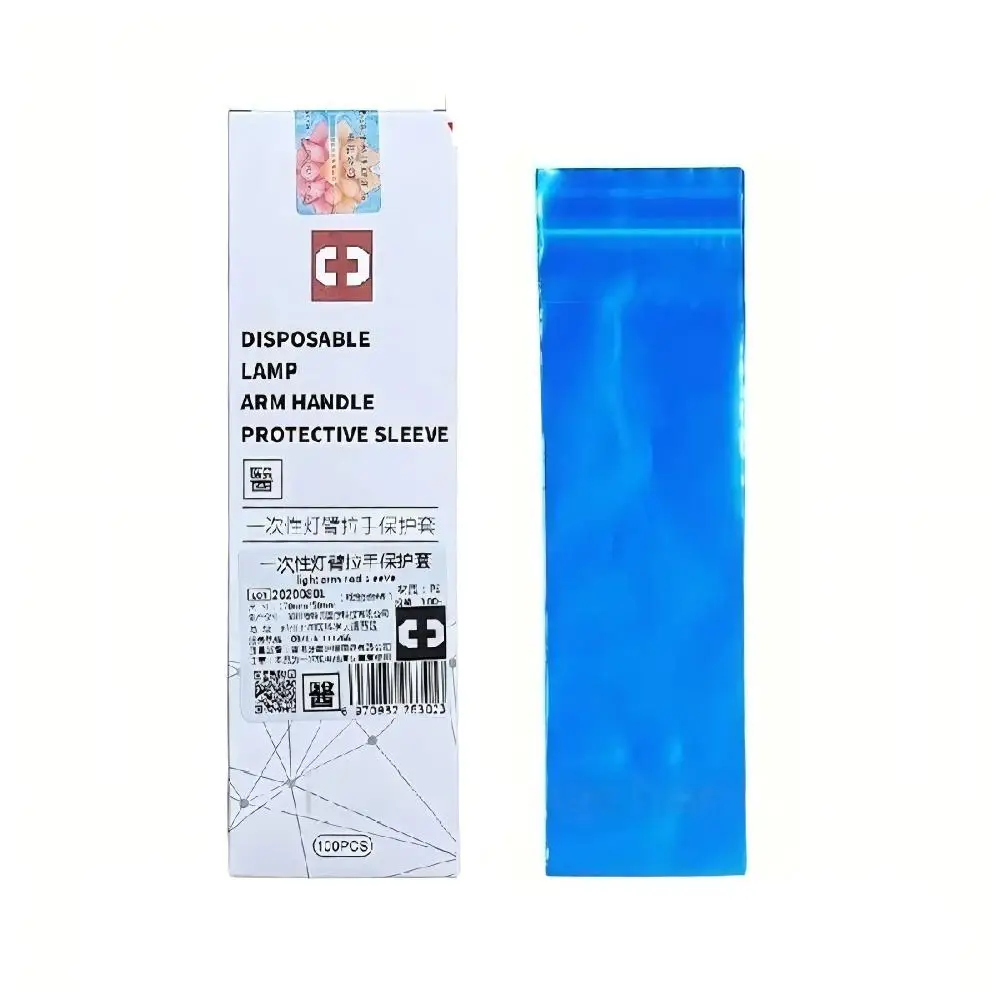 

﻿ 100pcs/box Dental Disposable dental chair unit light handle covers sleeves plastic Sheath dental material
