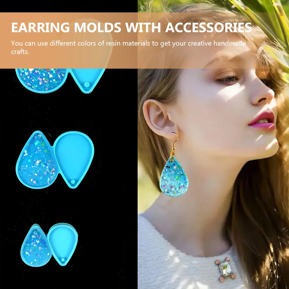 

1 комплект, капли воды, сделай сам, серьги, подвески, формы, силиконовые литья, принадлежности для изготовления ювелирных изделий, длительное использование, креативное ремесло ручной работы