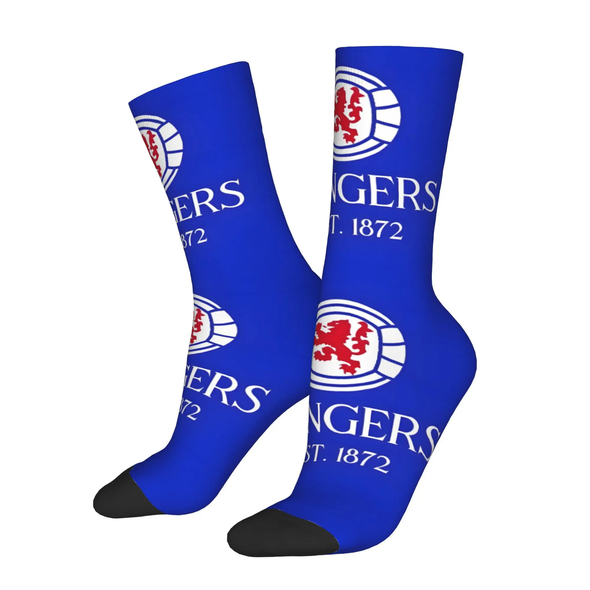 

Funny Sock for Men Football Design Hip Hop Vintage Happy Quality Pattern Printed Crew Sock Seamless Gift