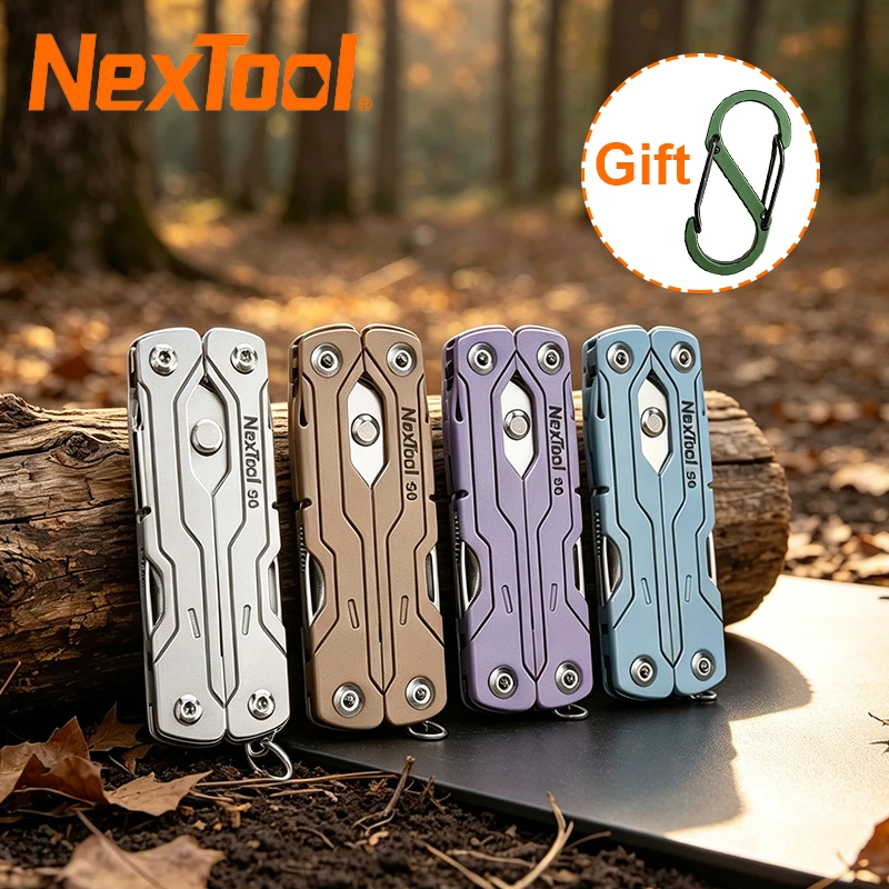 NexTool Mini Sailor Scissors S0 8 In 1 Keychain Multi-tool Screwdriver Portable Pocket Folding EDC Hand Tool for Travel