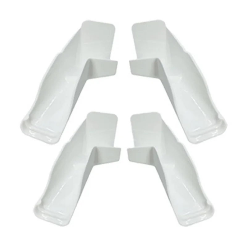 2PCS Motorhome Roof Water Channel Gutter Spouts Mini Gutters For Gazebo RV Roof Drip Edge Gutter Extender Guides Rainwater Away