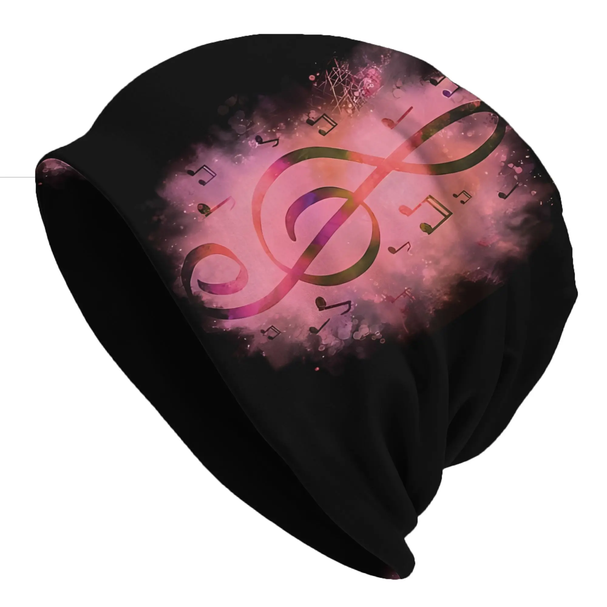 

Clef Autumn Spring Caps For Men Women Music Notes Skullies Beanies Ski Caps Soft Bonnet Hats Skullies & Beanies Hat