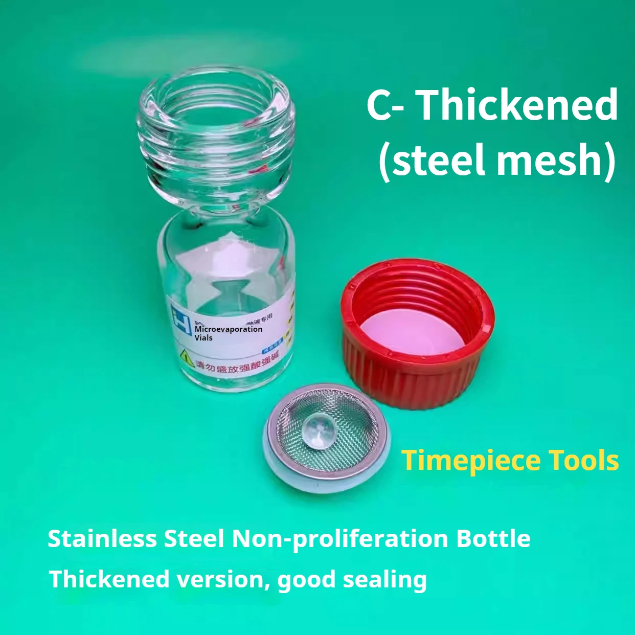 Bottiglia anti-diffusione 7066 di alta qualità, bottiglia per microevaporazione per strumenti di riparazione orologi, EPILAME Moebius, FIXODROP,