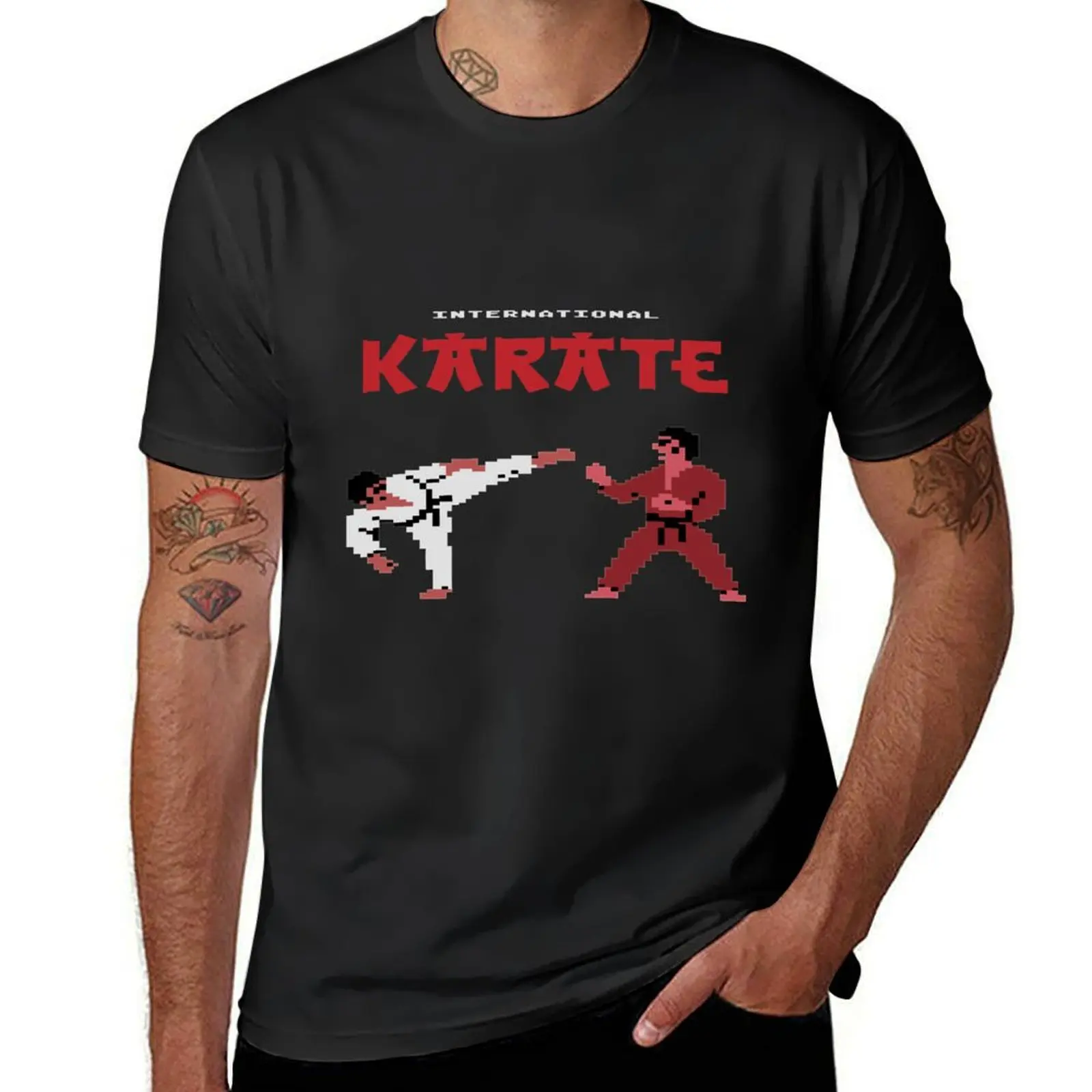 International Karate v2 T-Shirt animal prinfor boys sports fans summer clothes tshirts for men