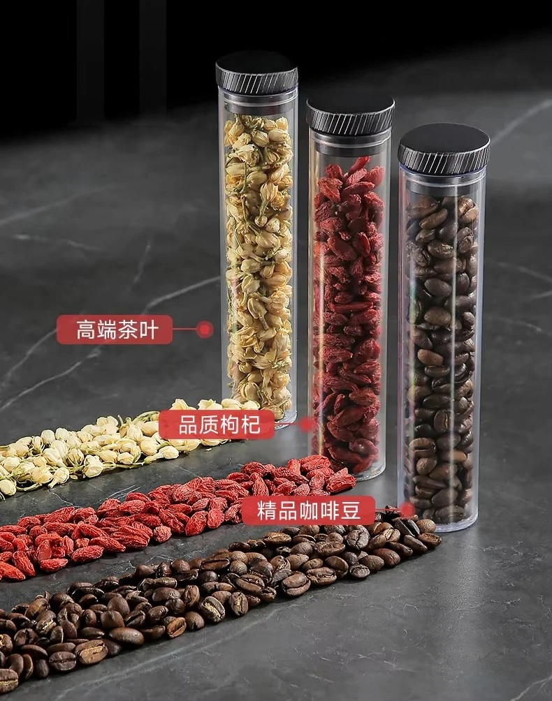 Coffee Test Tube Energy Bottle Coffee Bean Preservation Sealed Can Coffee Bean Dispensing Bottle