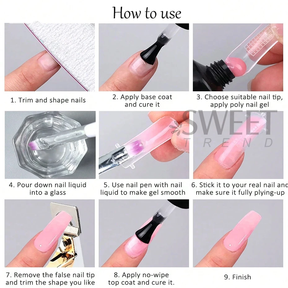 1 bottle Nail Degreaser Liquid Surface Sticky Layer Gel Polish Excess Remover Acetone Nail Extension Auxiliary Nail Cleaner Plus view 5