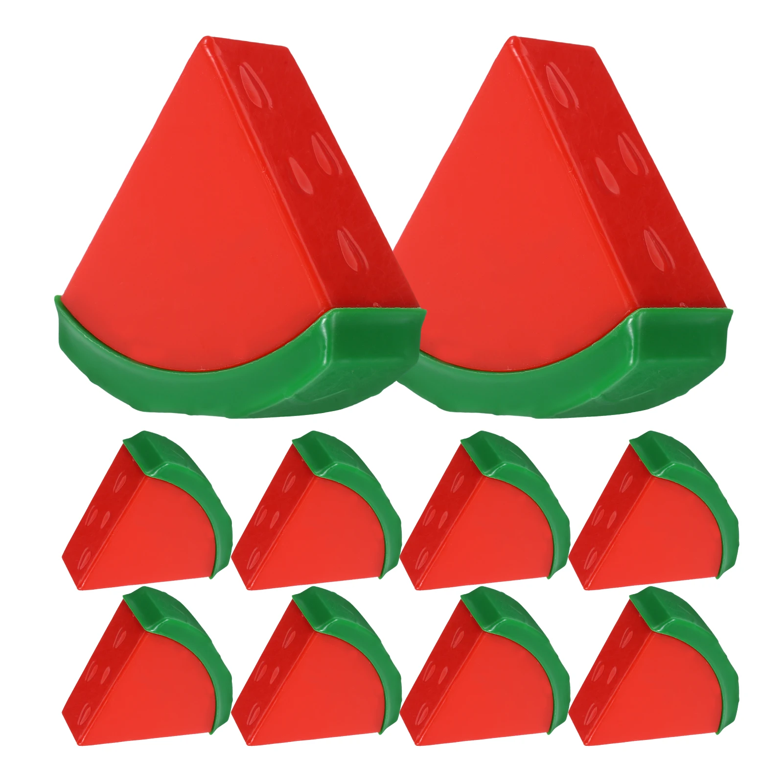 10Pcs Watermelon Shaped Gift Boxes Creative Small Favor Boxes Scratch Resistant Candy Containers Party Favors Wedding Supplies