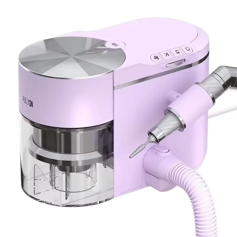 2in1 Nail Dust Collector Nail Drill 35000 RPM Vacuum Cleaner Nail Sander 2025 Latest Model