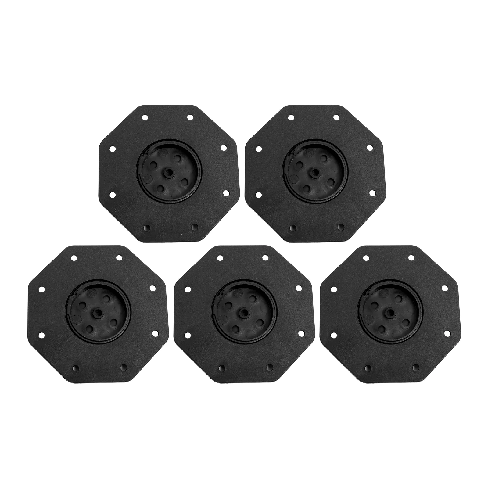 

5 Pcs Wood Plastic Floor Bracket Deck Supports Pedestals Outdoor Decking Sturdy Black Adjustable