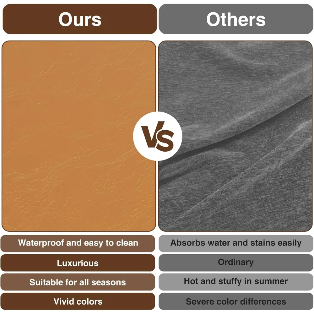 Brown Faux Leather Storage Ottoman Bench with Lift Top for Bedroom and Living Room