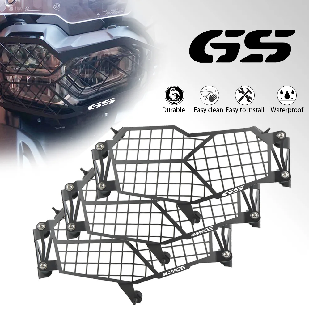 

Motorcycle 2023 2022 Headlight Guard Grille Grill Cover Protector Aluminum For BMW F850 F750 GS F850GS F750GS F 750 GS 2018-2024