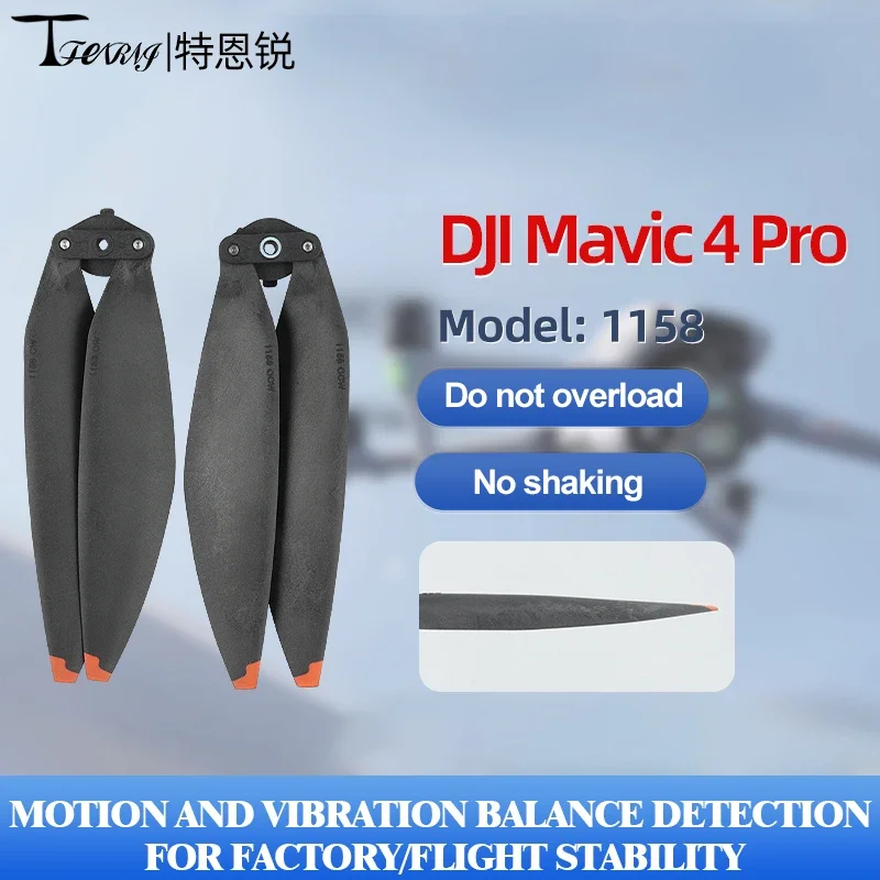 

Folding Propellers For DJI Mavic 4 Pro Quick Release Props Paddle Blade 1158 Light Weight Wing Fans Props Accessories