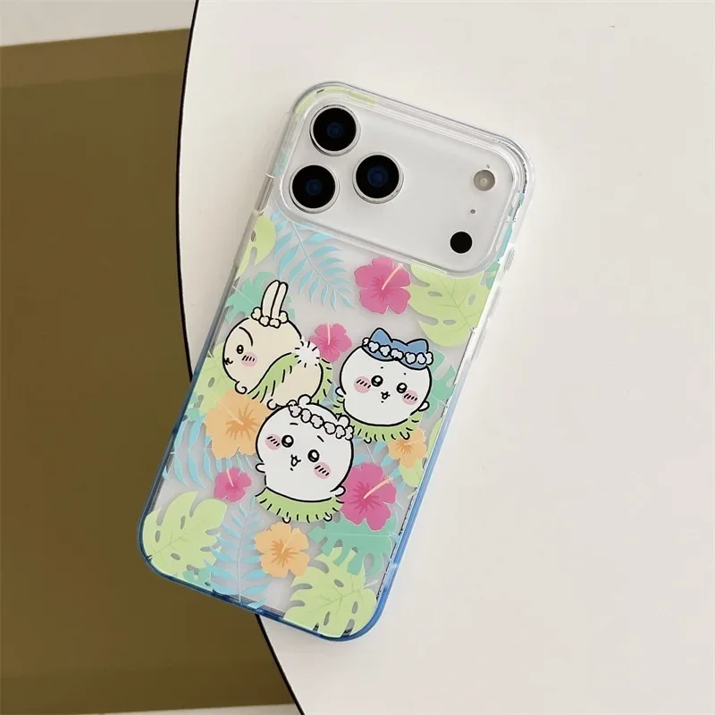 Cute Chiikawa Usagi Magnetic Phone Case for IPhone 17 Pro Max 16 Pro 15 14 13 Comfort Grip Slim Fit Anti Drop Wear Resistant