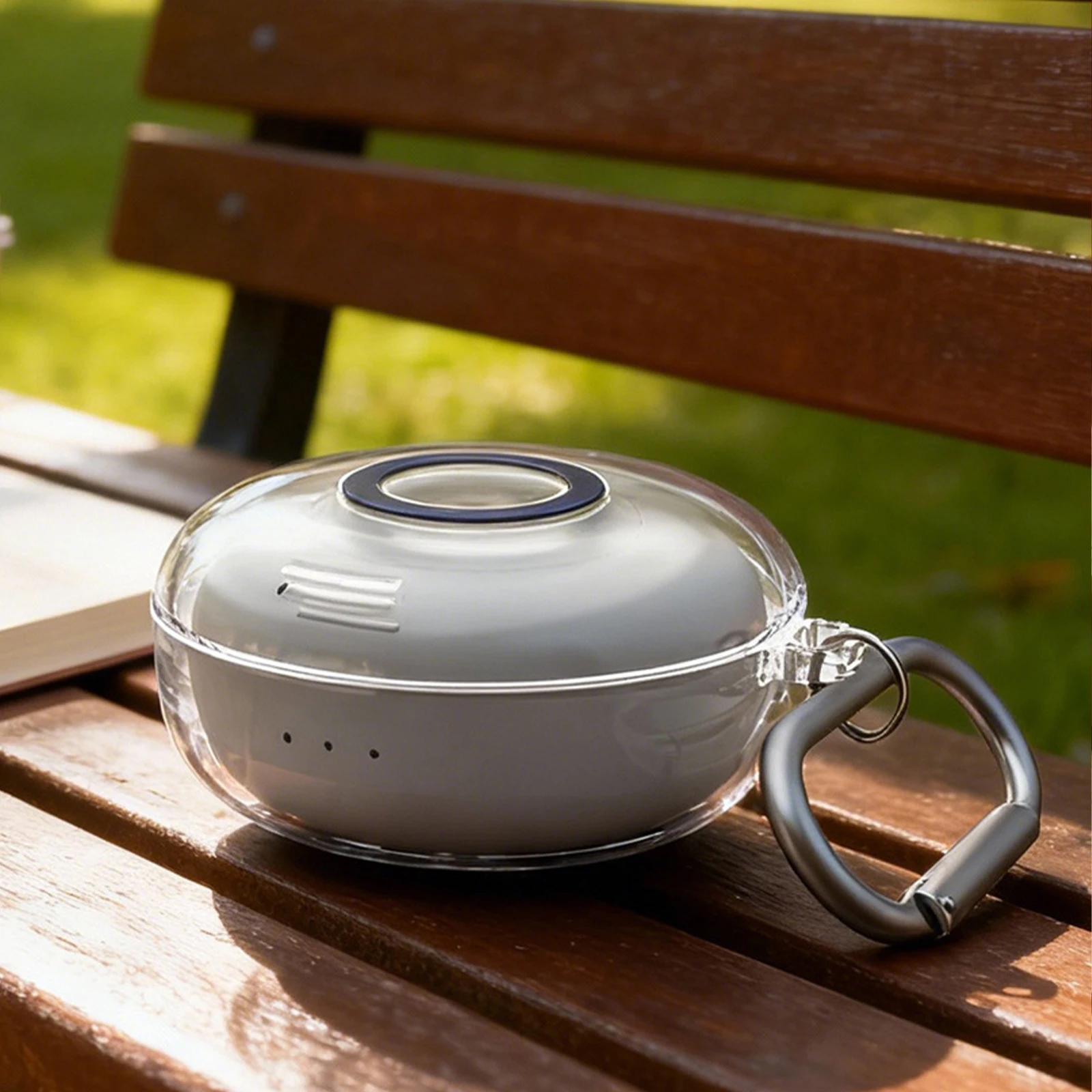 TPU-Schutzhülle mit Karabiner, kratzfeste Hülle, Kopfhörerhülle kompatibel mit Anker für Soundcore Sleep A30 Ohrhörern