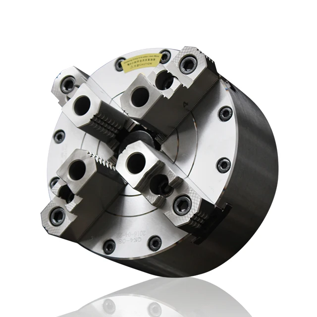 DRAKE High Quality 4 Jaw Lathe Chuck 6/8/10/12 Inch Air Chuck Non Through-Hole Pneumatic Chuck for CNC Lathe Machine