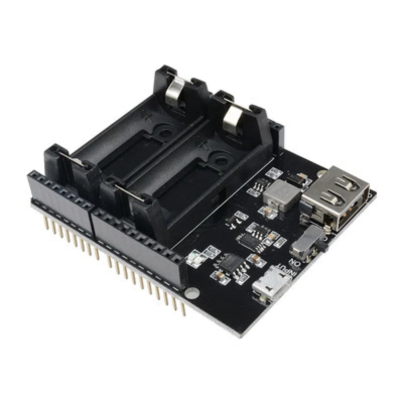 ESP8266 ESP32Power Supply Rechargeable Dual16340Lithium Battery Shield Module Expansion Board