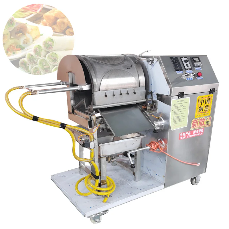 Multi-Functional Spring Roll Machine Roti Making Machine Automatic Lumpia Making Machine