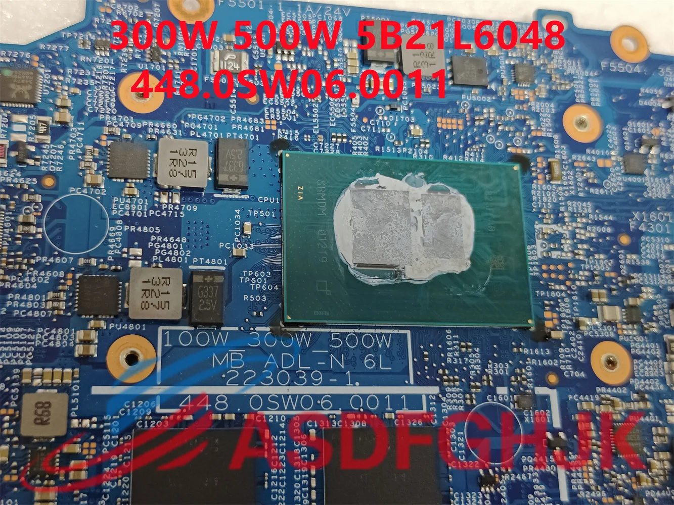 The original 448.0SW06.0011 is suitable for Lenovo 100W_300W_500W FL N100 8G NE WIN NA YdT2 yAB 223039-1 5B21L16048 SRMDM CPU