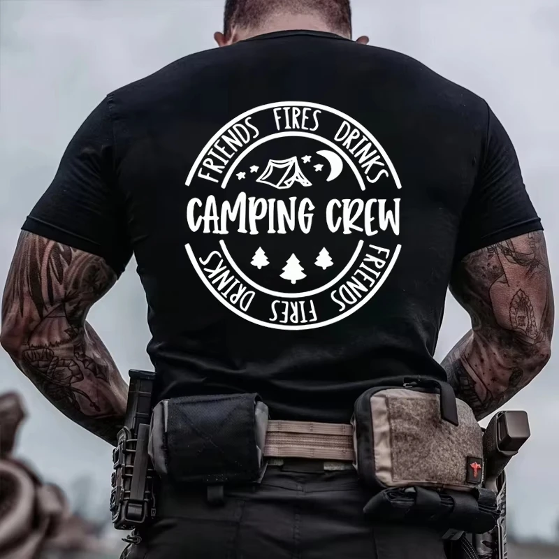 Nouveau T-shirt Moto à Motif 2026 – Chemise Décontractée d'Été à Manches Courtes et Col en V pour Hommes et Femmes