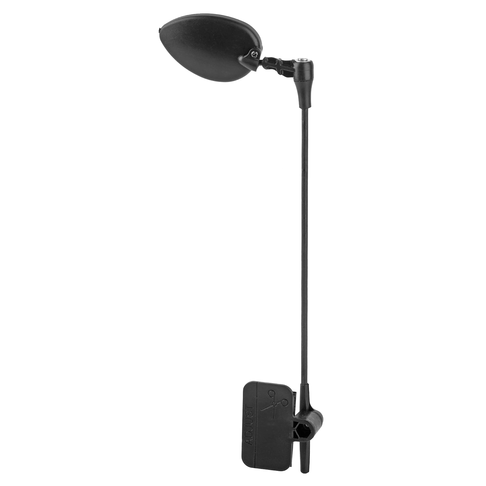 Fahrrad-ABS-Helm-Sicherheitsspiegel, frei einstellbar in jedem bequemen Winkel mit Klettband/einfach zu installieren/entfernen