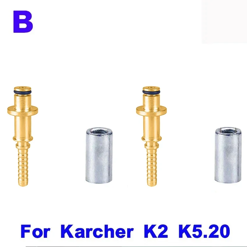 Raccordo per tubo flessibile con manicotto per Karcher K2K3 K4 K5 K6 K7 Accessori per ugelli Adattatore per connettore di riparazione punta tubo idropulitrice