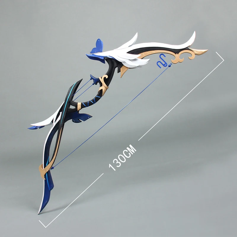 

Game Genshin Impact Cosplay Weapons Aqua Simulacra Bow Yelan Props for Halloween Carnival Fancy Party Events