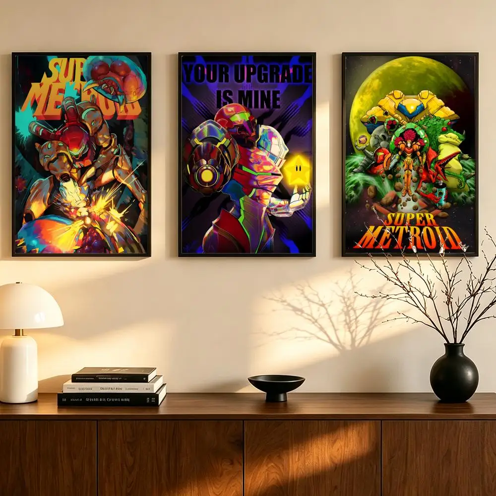 Game M-Metroid P-Prime Poster Decorative Picture Poster Living Room Bedroom Study Office Decor view 2