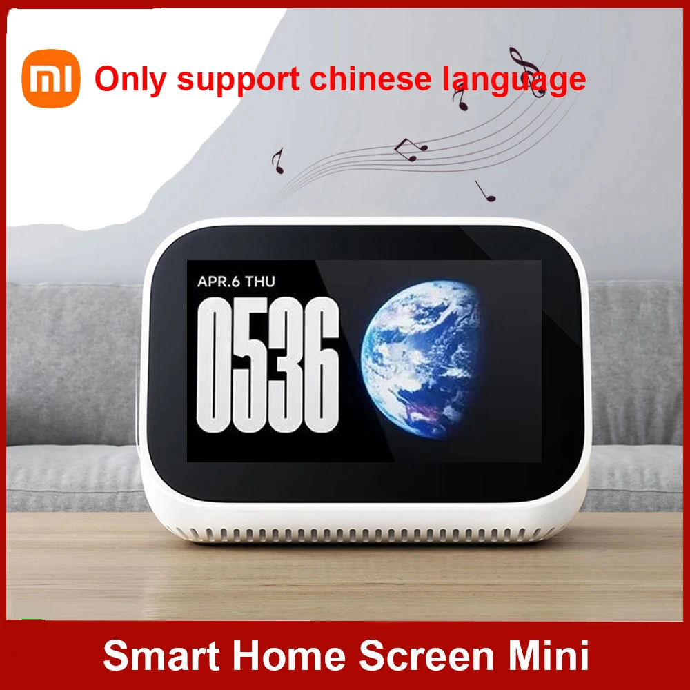 New Xiaomi Smart Home Display Mini Intelligent Touchscreen Speaker With Xiaomi Hyper OS Bluetooth Control Mijia Smart Devices