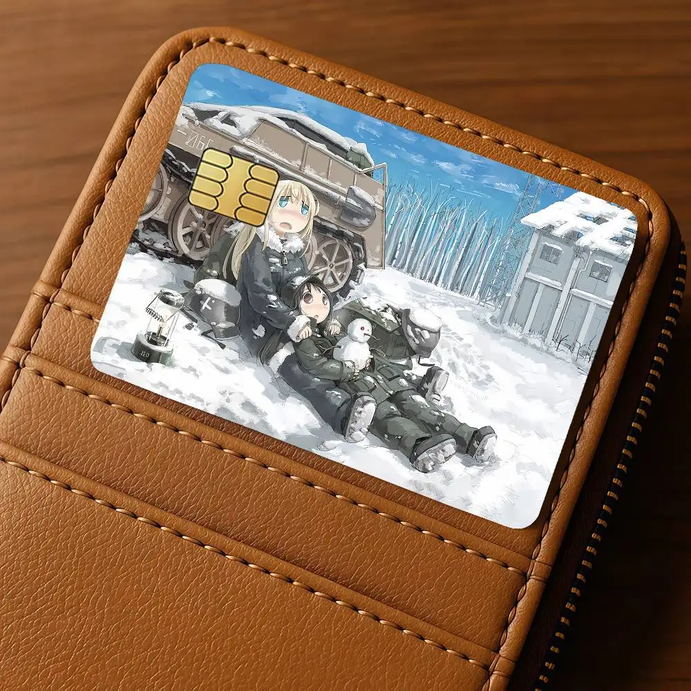 Girls Last Tour Credit Skin Cover Card Stickers 4PCS Film Bus Pass Front Decoration Bank Debit Waterproof