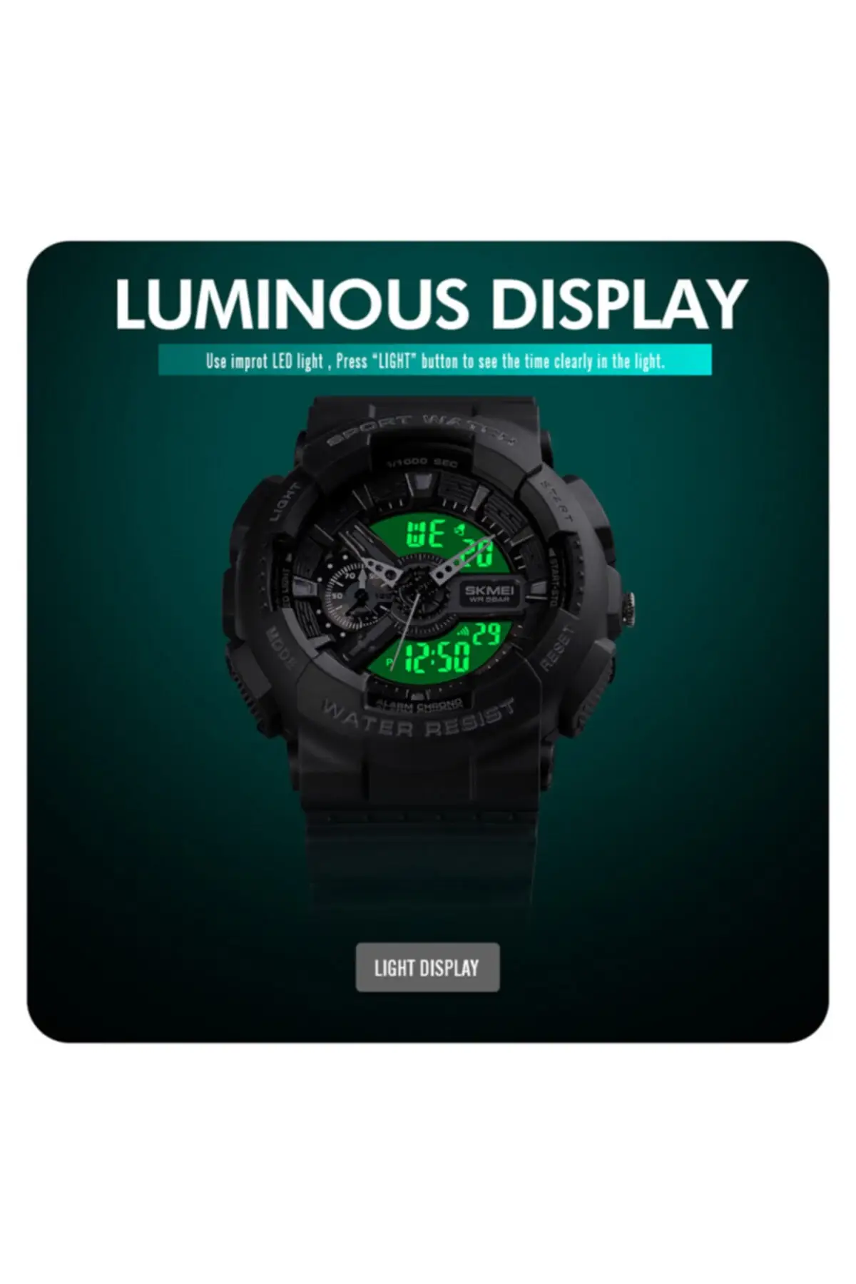 Reloj de pulsera de silicona,