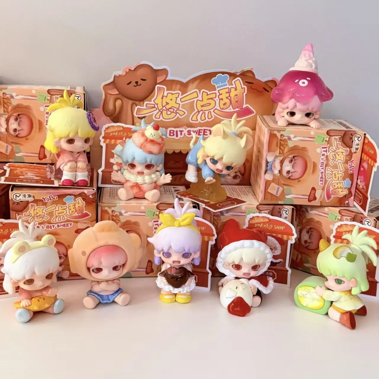

Yobu It'S A Bit Sweet Series Mini Blind Box Figure Trendy Collectible Toy Desktop Decoration Ornament Gift For Collectors Fans