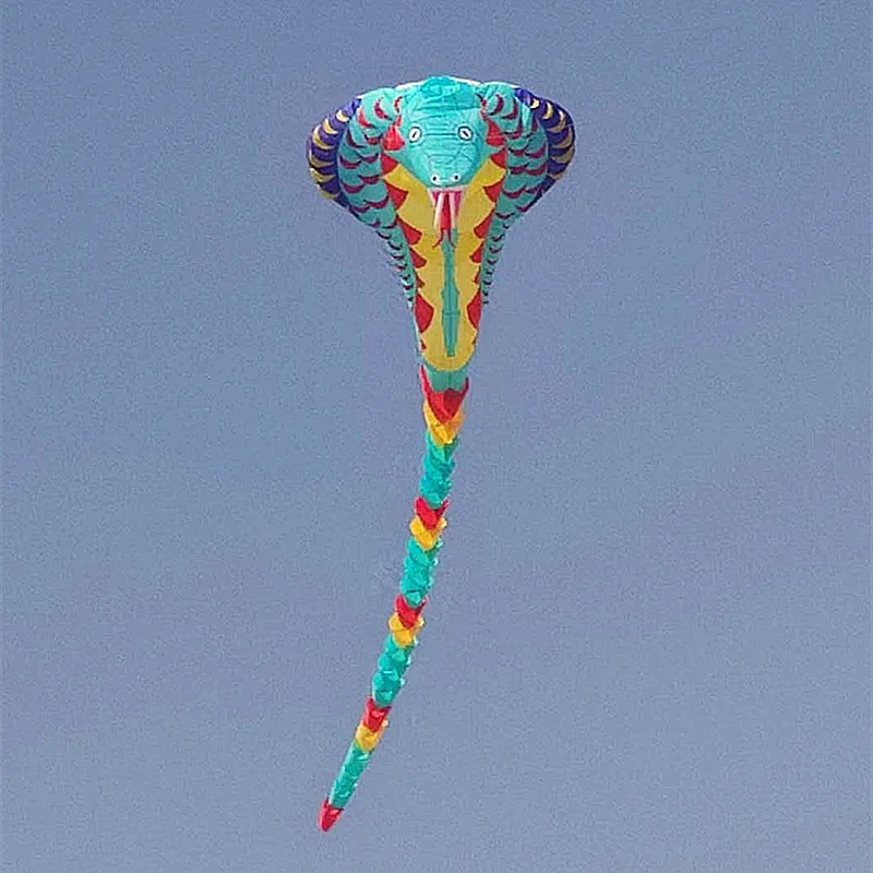 Free shipping 20m snake kites flying pendant Inflatables play windsurfing jeux exterieur enfant toy sports vlieger parachute fun