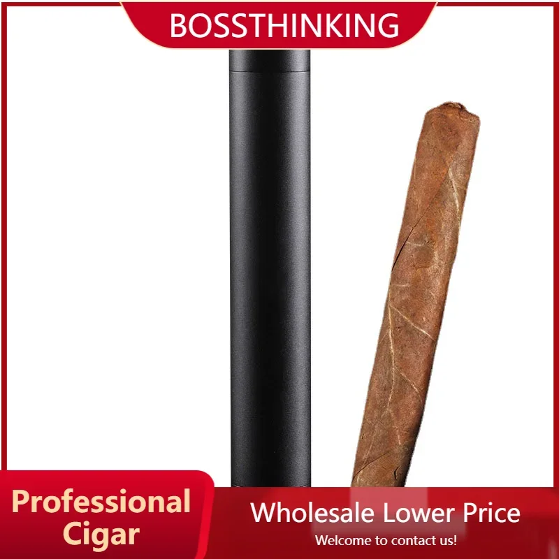

Cigar Tube Portable Single Aluminum Alloy Cigar Humidor Humidor Mini Cigars Case Box Travel Pocket Cigar Smoking Accessories