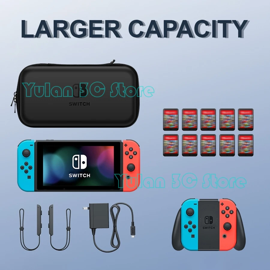 Nintend Switch & OLED Portable Protective Pouch Travel Carrying Case Storage Bag for Nintendo Switch & OLED Console Accessories