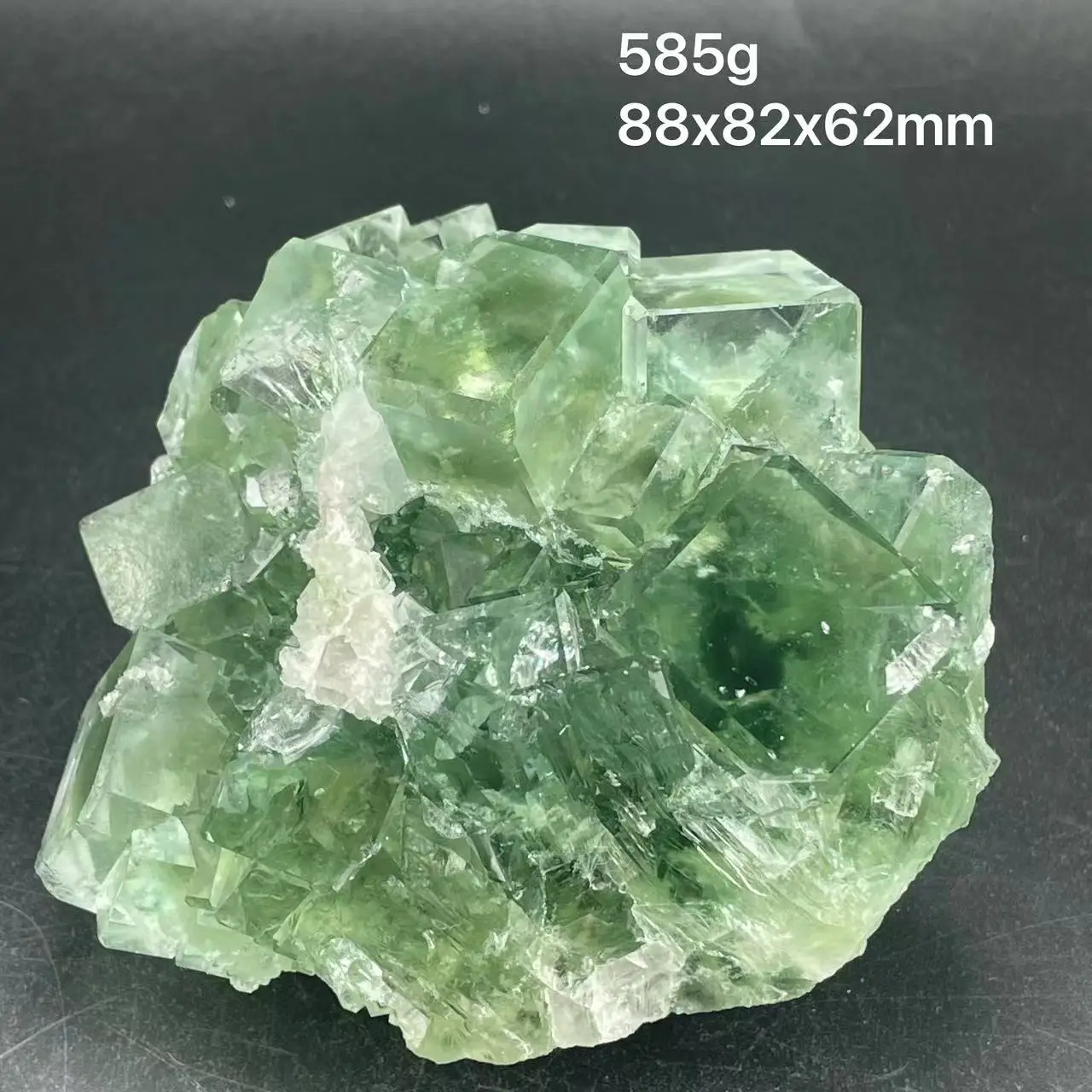 new! 100% Natural Premium Green Fluorite Crystal Cube Transparent Clean Healing Crystal from Xianghualing