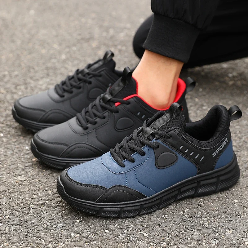 

Men's Hiking Shoes Casual Lightweight Lace Up Walking Shoes Outdoor Waterproof Camping Anti Slip Sports Shoes 2025 Promotion