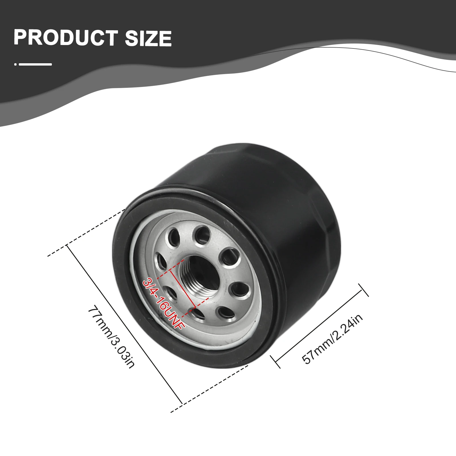 Efficient 2x Oil Filter for Kawasaki D100 D105 D110 D120 D125 D130 Compatible with FX600V FR691V FR730V FR541V FR600V