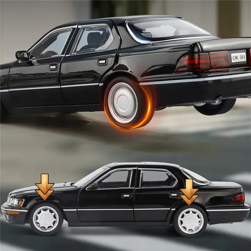 1:24 LS400 Celsior UCF10 Alloy Luxy Executive Sedan Model Diecast